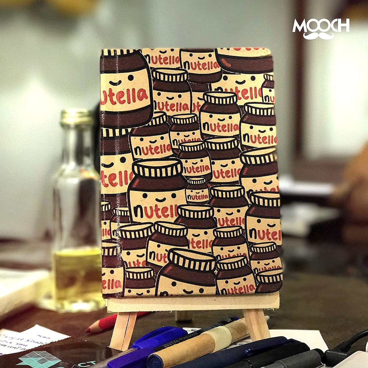 Nutella Pattern- A5 Handcrafted Diary | Notebook