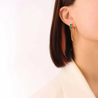 Bolo Chain Earrings