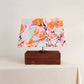 Modern Table Lamp - Marbling | Pink and Orange