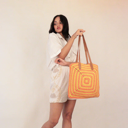 OY crochet Tote Bag