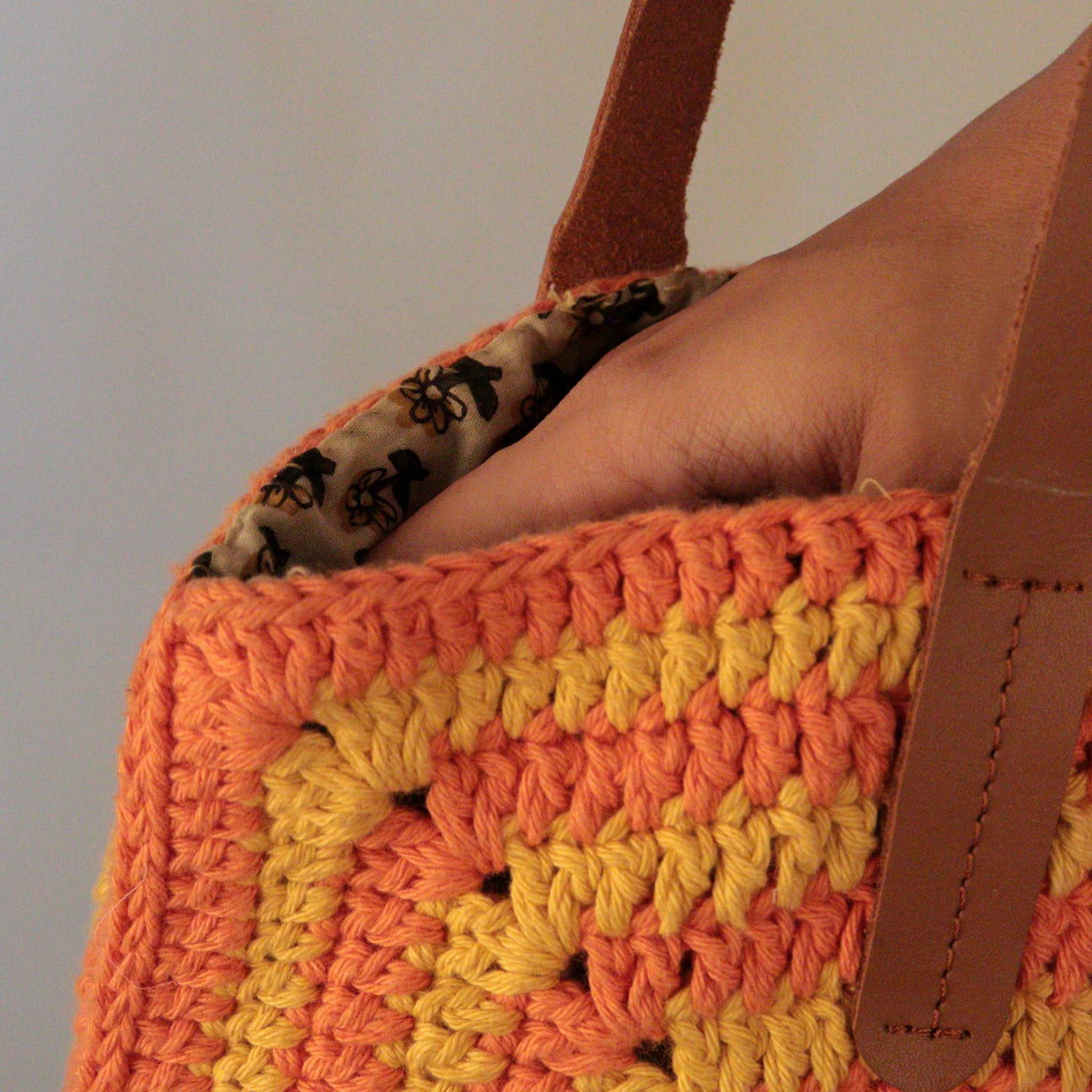 OY crochet Tote Bag