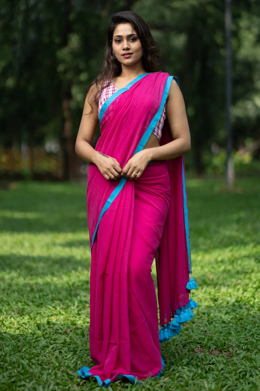 The Lover Club Border Saree