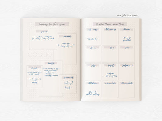 Undated Planner - Wildflower