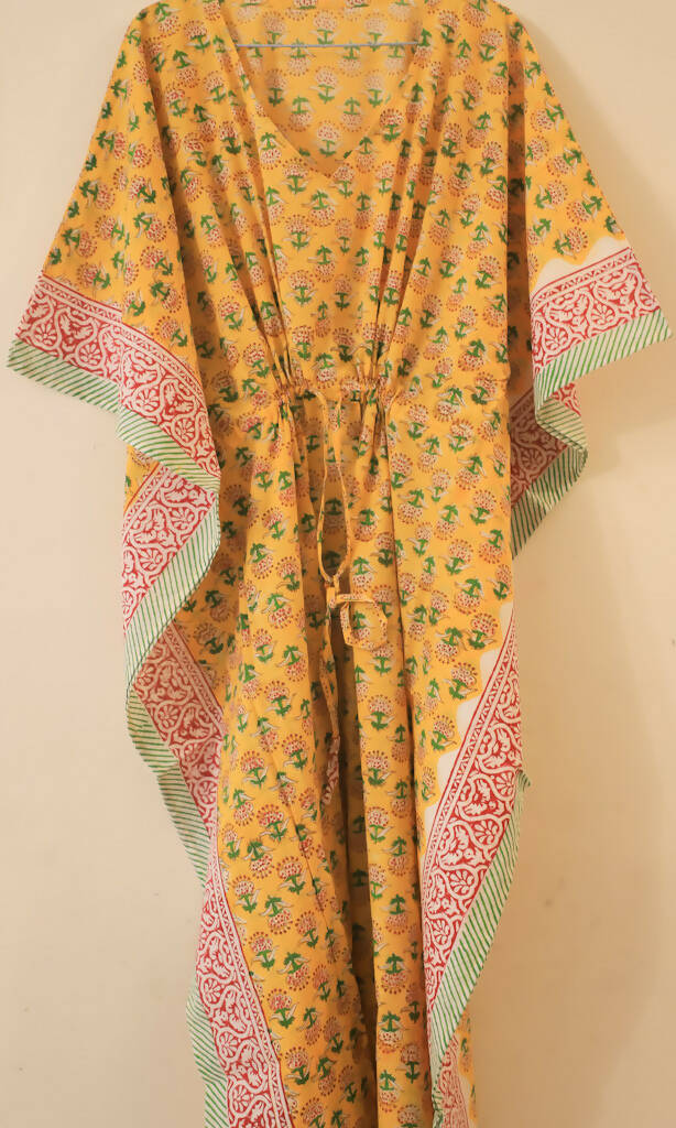 Buoyant Yellow Kaftan