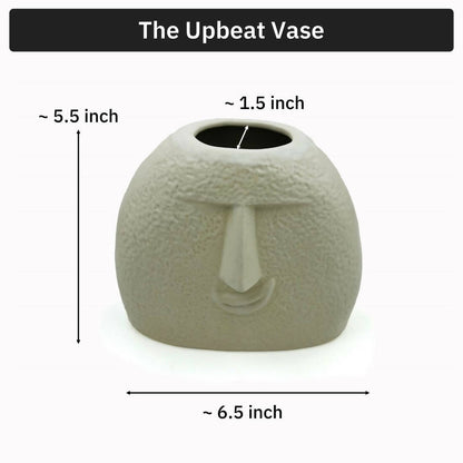 Set of 2 Face Vases (Oval)