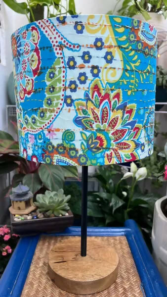 Lamp - Kantha Stitch