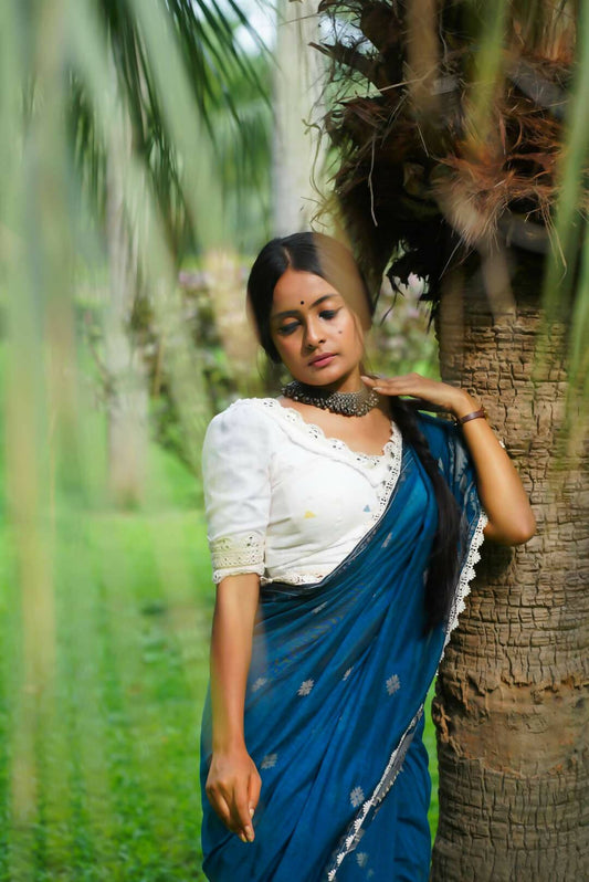 Morning peace saree