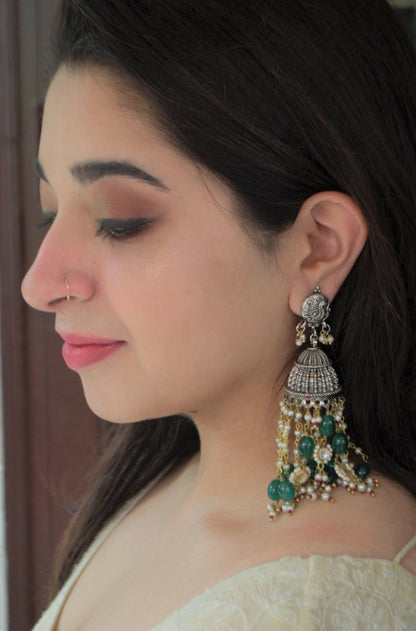 Amalka gharara jhumkas