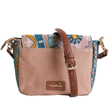 Neutral Flap Cross-body Bag