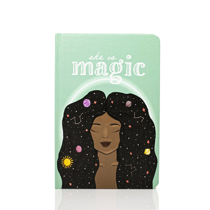 She is Magic - Designer Hard Cover Notebooks