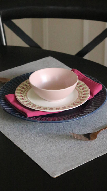 Ochre Mirage Reversible & Wipeable Cotton Placemats