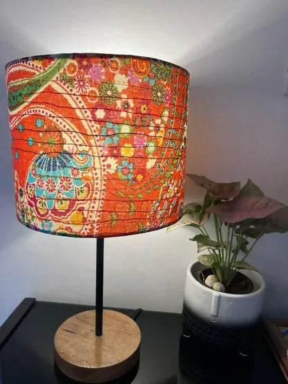 Lampshade - Kantha