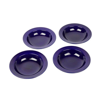 Blue Pasta Plate Set of 4