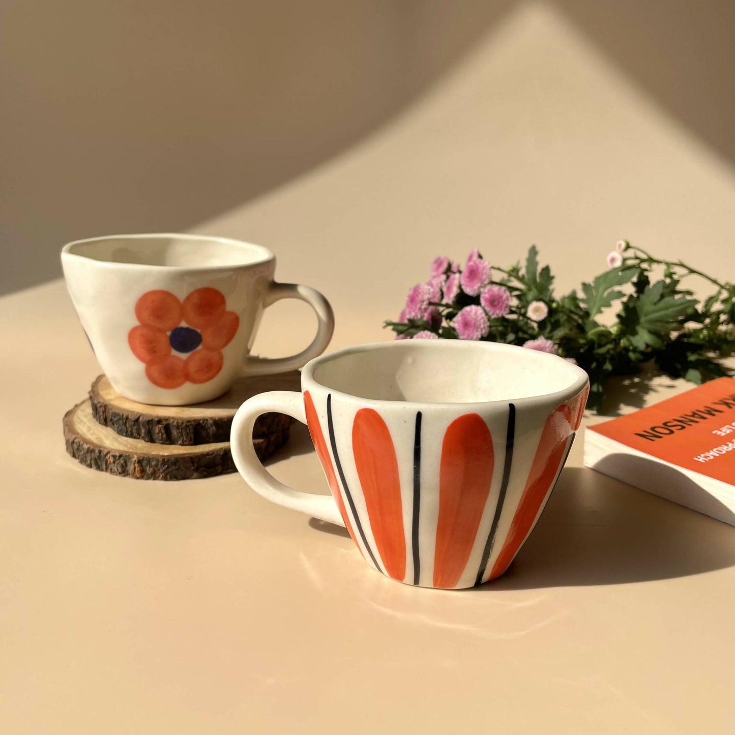 Narangi Phool Cup (Set of 2)