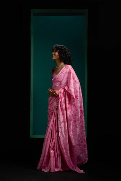 Peony Twin Tie Dye Saree