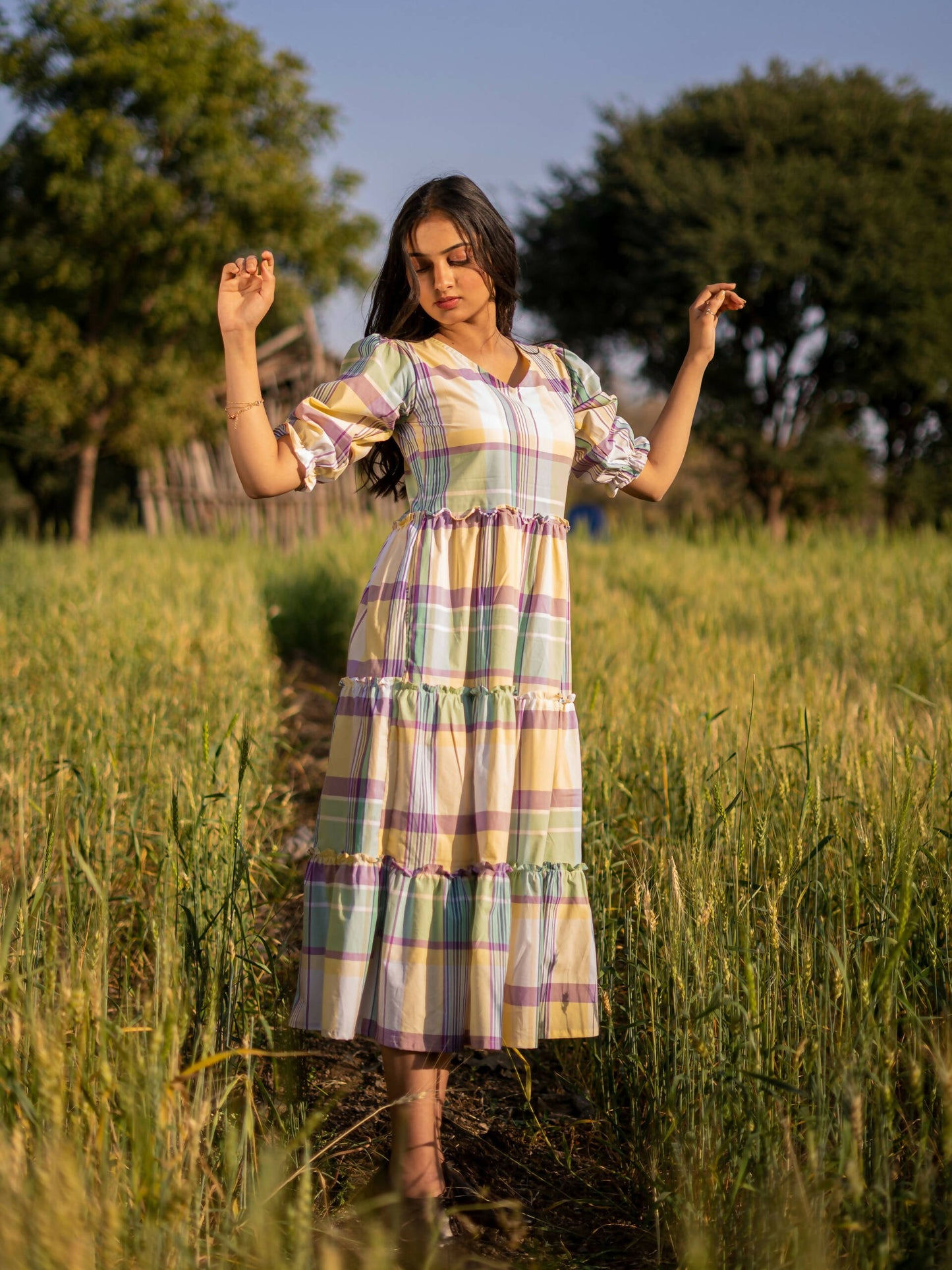 Sunset Gold Dress