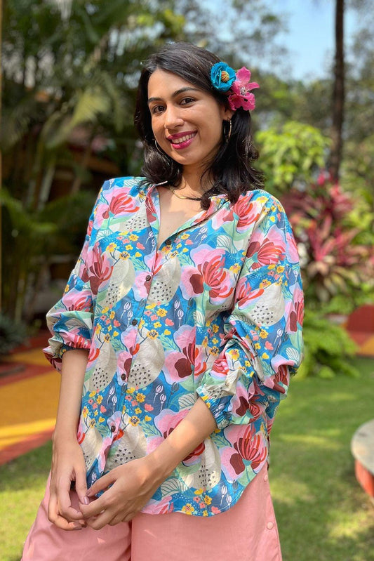 Summer Fling Surprise Bouquet Free-size Shirt