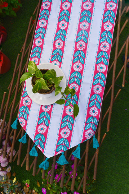 Flower Line Table Runner