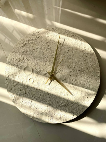 Ivory Moon Clock