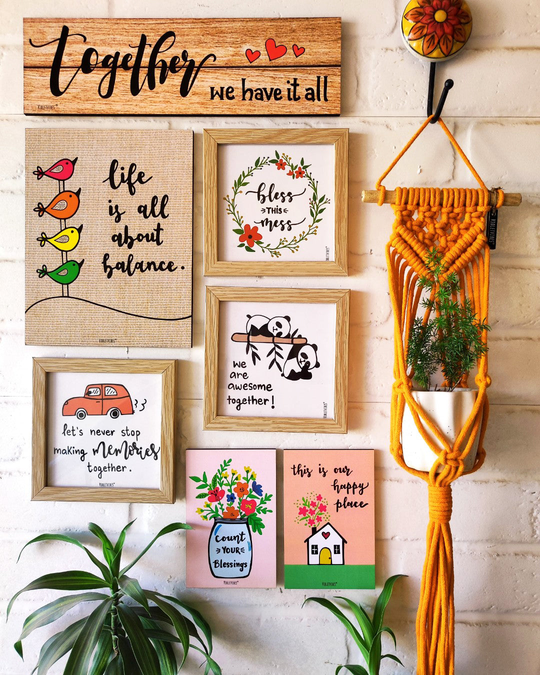 Life is All About Balance Combo | Wall Decor