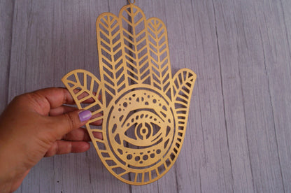 Hamsa Hand Handcrafted Wall Art