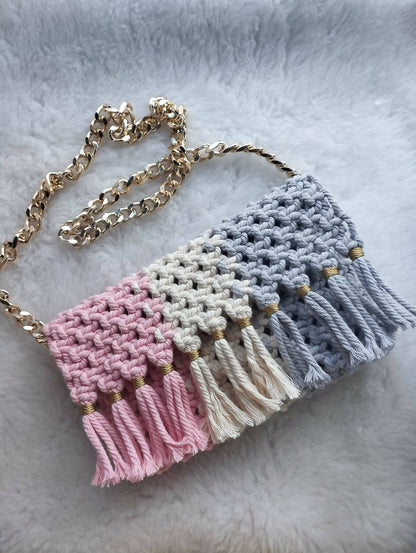 Boho Macrame Chic Bag