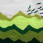 Green Scenery - Hand Embroidered (Pack of 1)