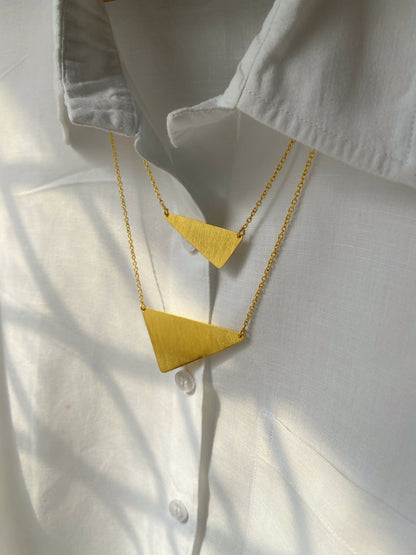 Trigon Layered Necklace