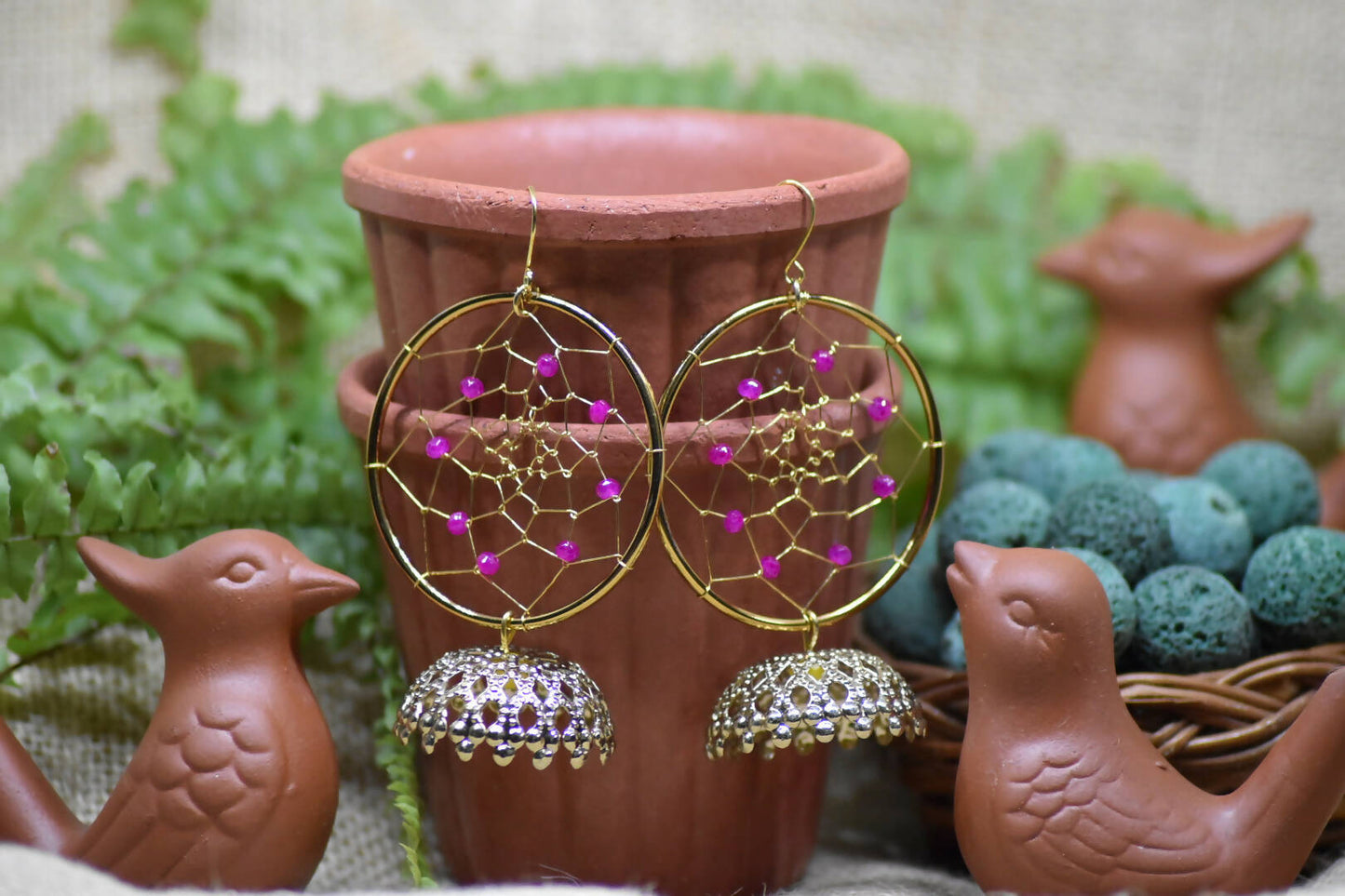 Handcrafted Jhumka Earrings