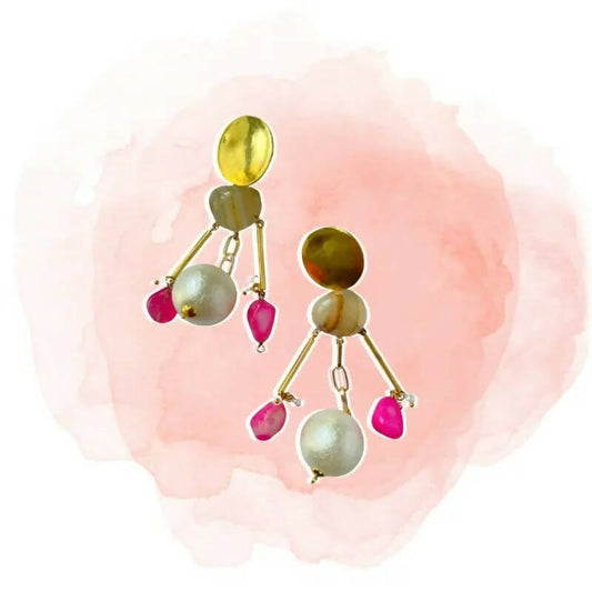 Hanging In Love Earrings