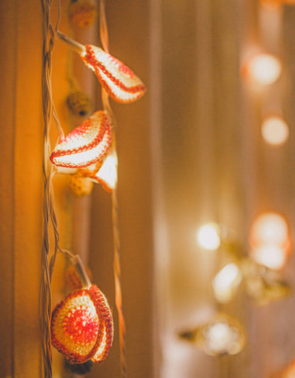 LED String Lights Purple Lily Bougainvillea