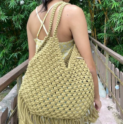 Nomadic knots Tote Bag