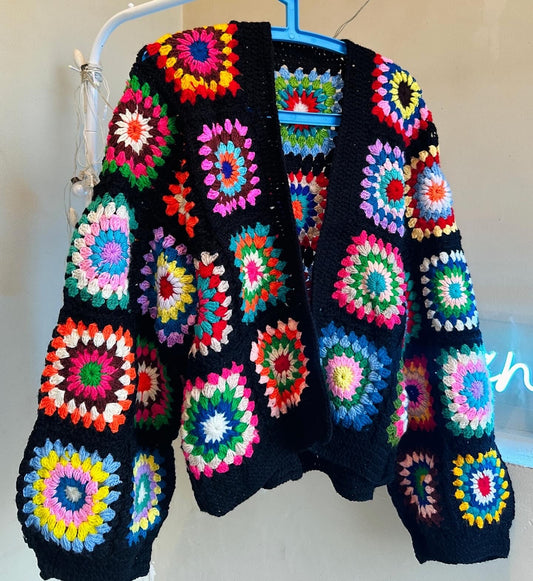 Bohemian Crochet Cardigan
