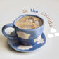 Dance with the clouds - Blue Coffee Mug (Set of 2)