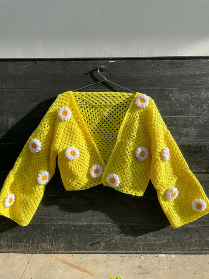 Daisy Patchwork Shrug