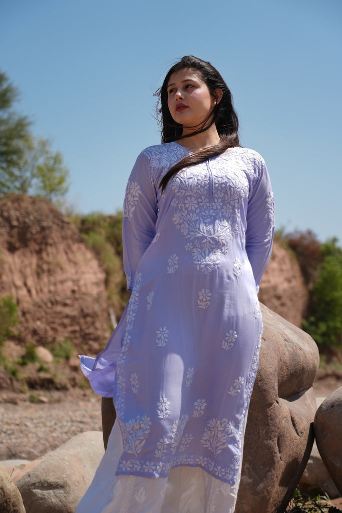 Gul Modal Chikankari Kurti