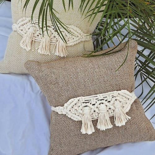 Triple Tassel Adjustable Cushion Belts (Set of 2)