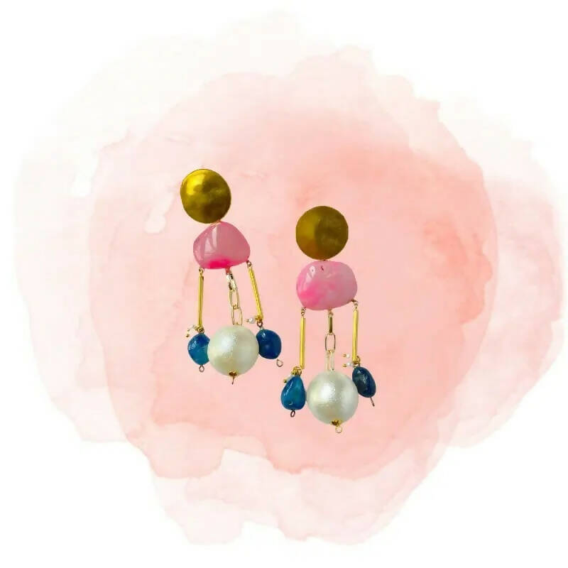Two States Pearl Earrings