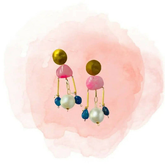 Two States Pearl Earrings