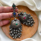 Oxidized Afghani Fitoor Jhumkas / Jhumki Earrings