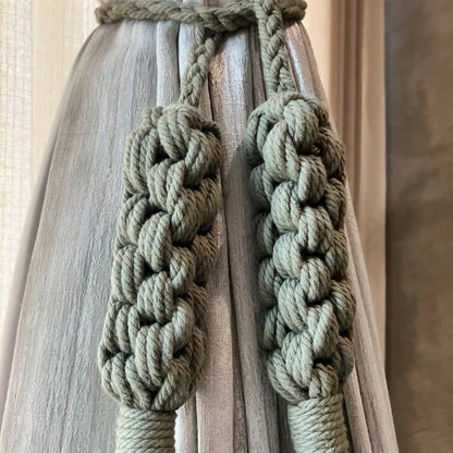 Crown Knot Curtain Tie-backs