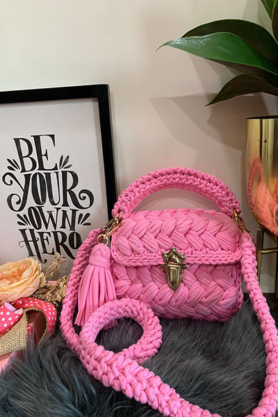 Pink Vegan Handbag
