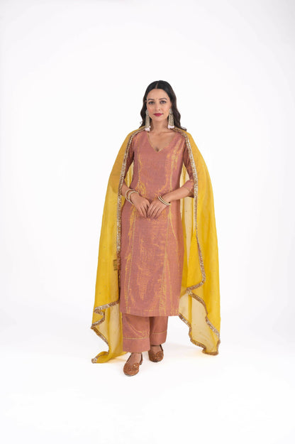 Inara Zari Kurta Set