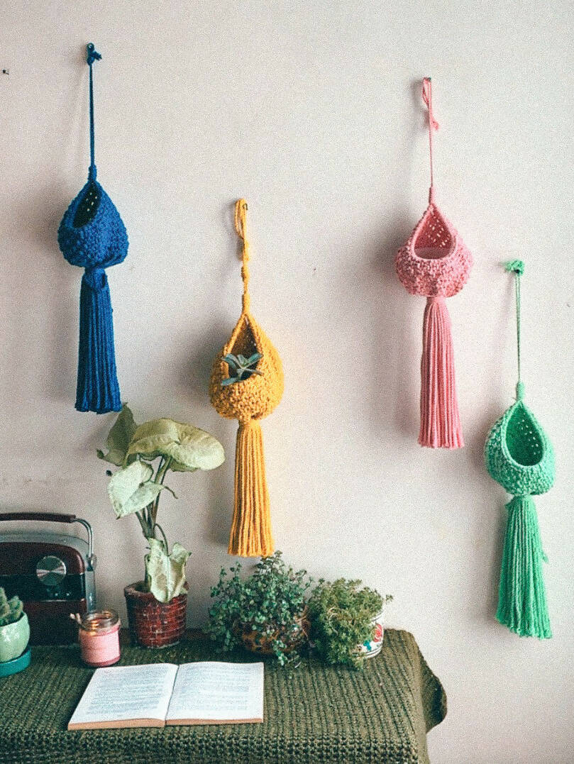 Cocoon Hanging Planters