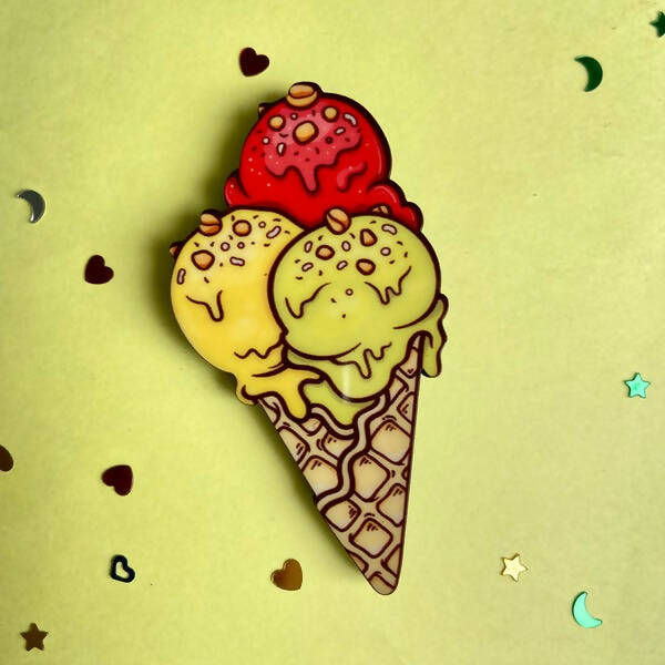 Ice Cream Fridge Magnet