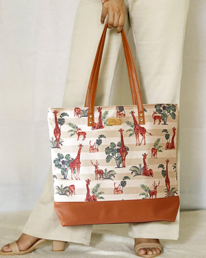 Animal Print Tote Bag