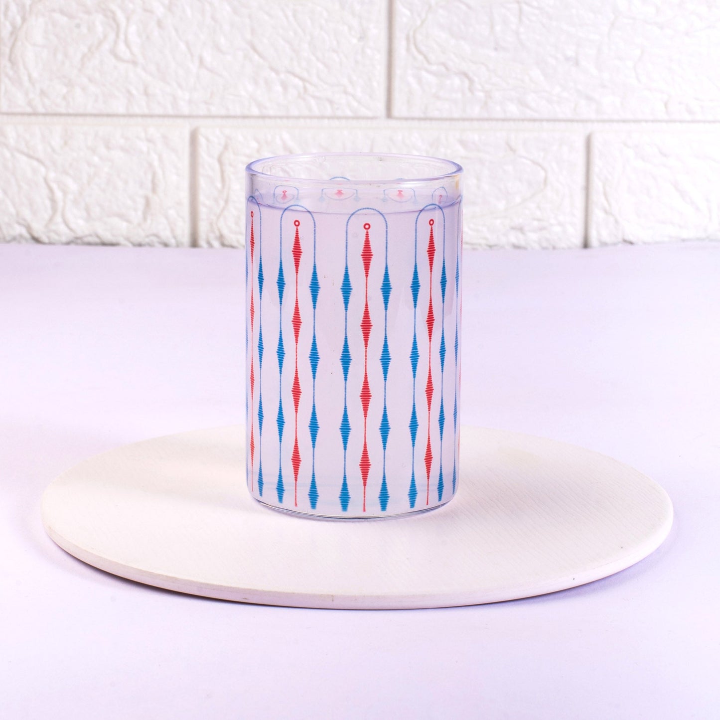 Ikhat Print Glass Tumblers