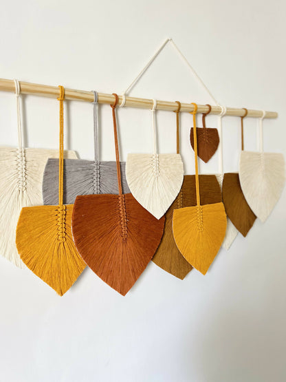 Macrame Feather Wall Hanging