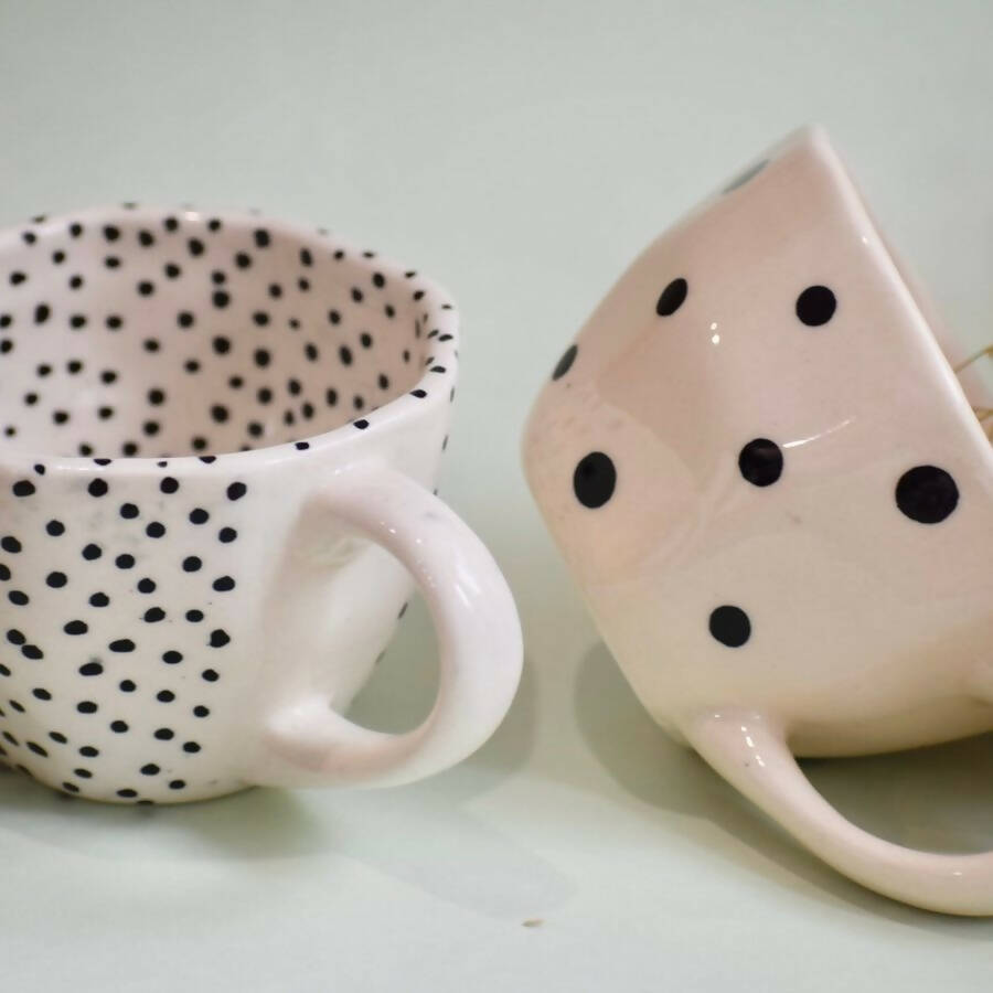 Our Polka Coffee Mugs - Set of 2