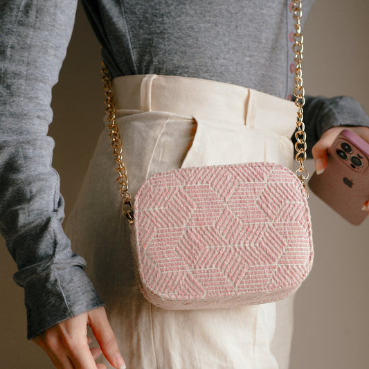 Dusty Pink Box Sling